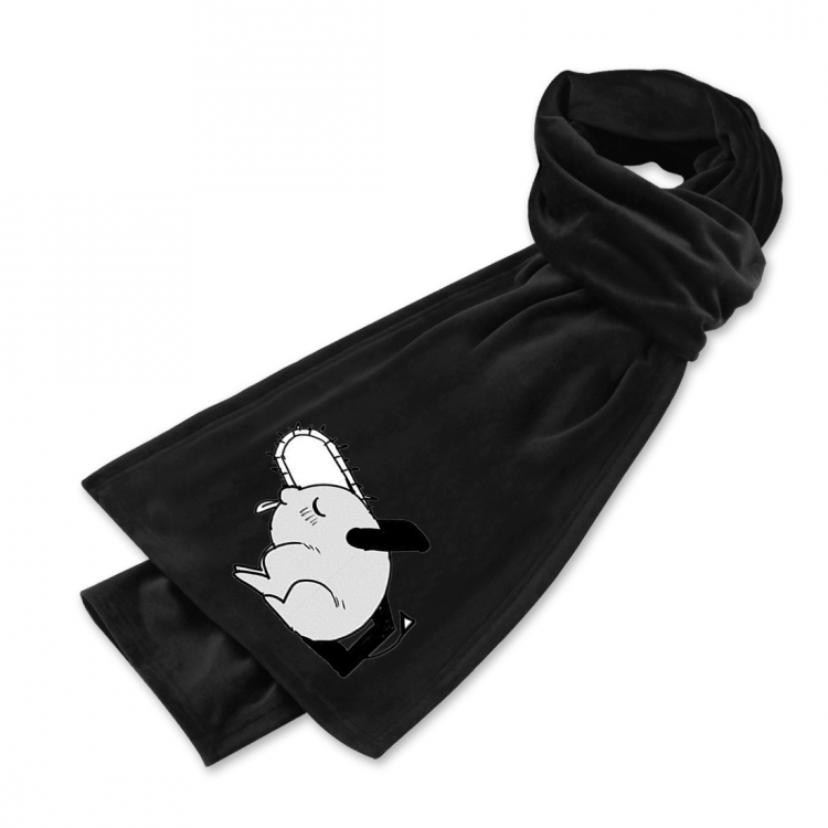 Chainsaw Man  Anime mink fleece scarf