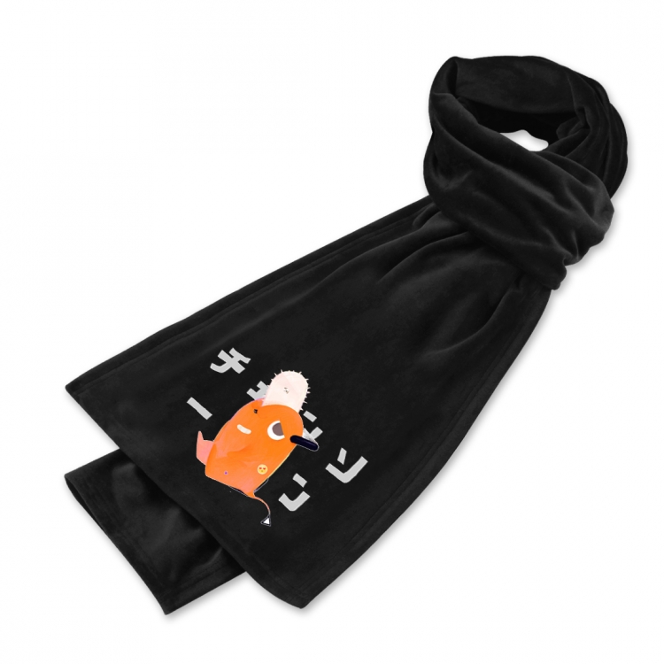 Chainsaw Man  Anime mink fleece scarf