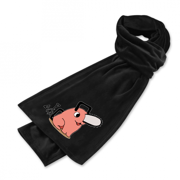 Chainsaw Man  Anime mink fleece scarf