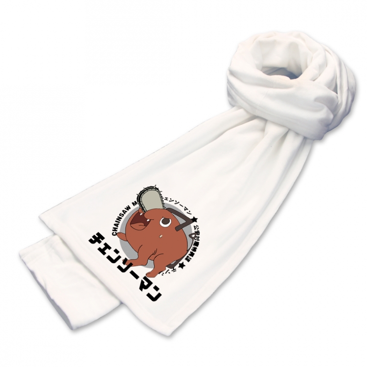 Chainsaw Man  Anime mink fleece scarf