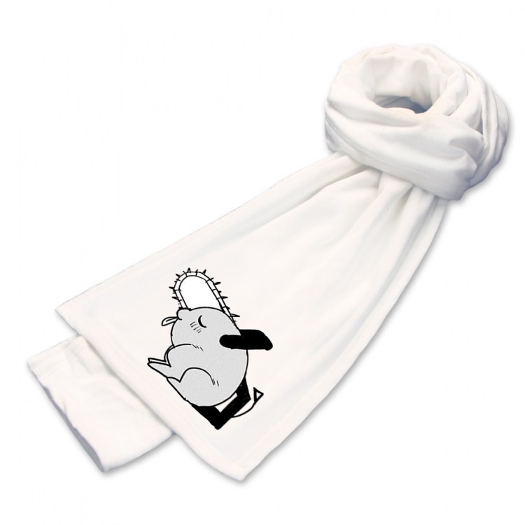 Chainsaw Man  Anime mink fleece scarf