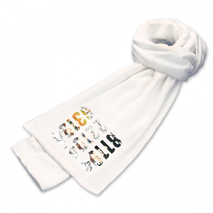 The Promised Neverla Anime Mink Velvet Scarf