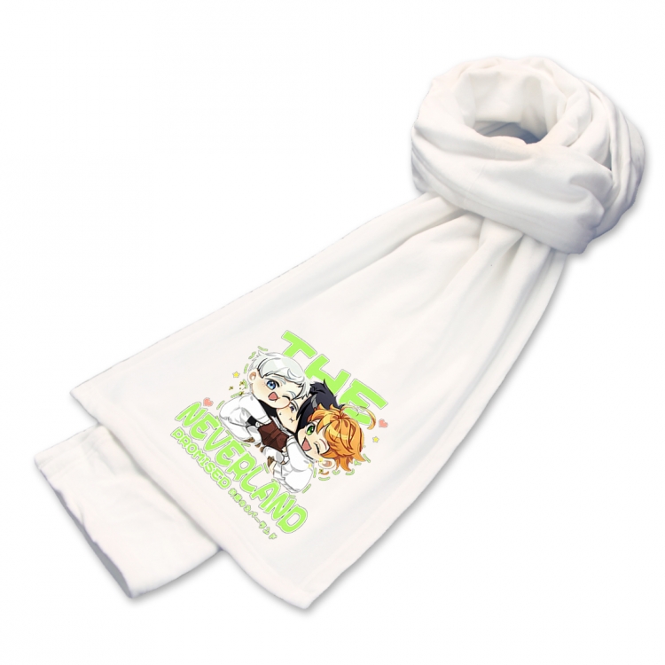 The Promised Neverla Anime Mink Velvet Scarf
