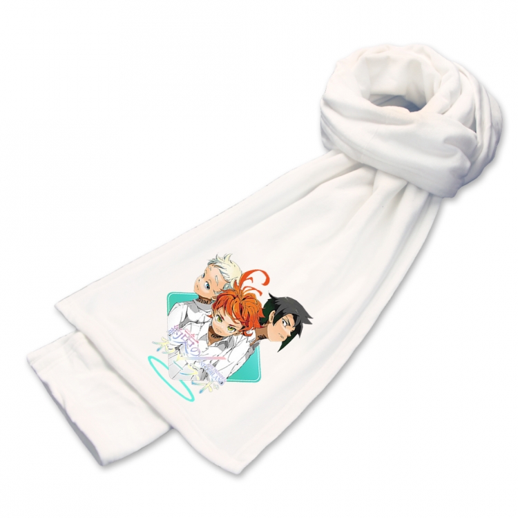 The Promised Neverla Anime Mink Velvet Scarf