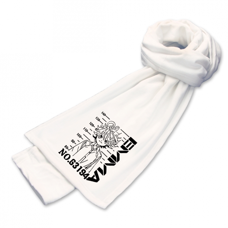 The Promised Neverla Anime Mink Velvet Scarf