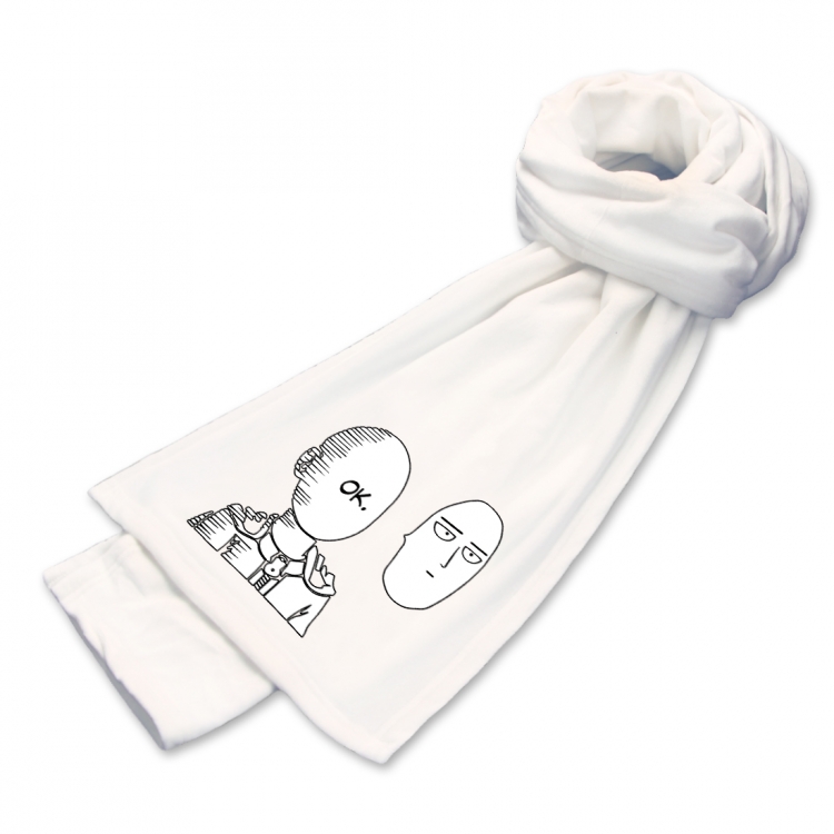 One Punch Man Anime Mink Velvet Scarf