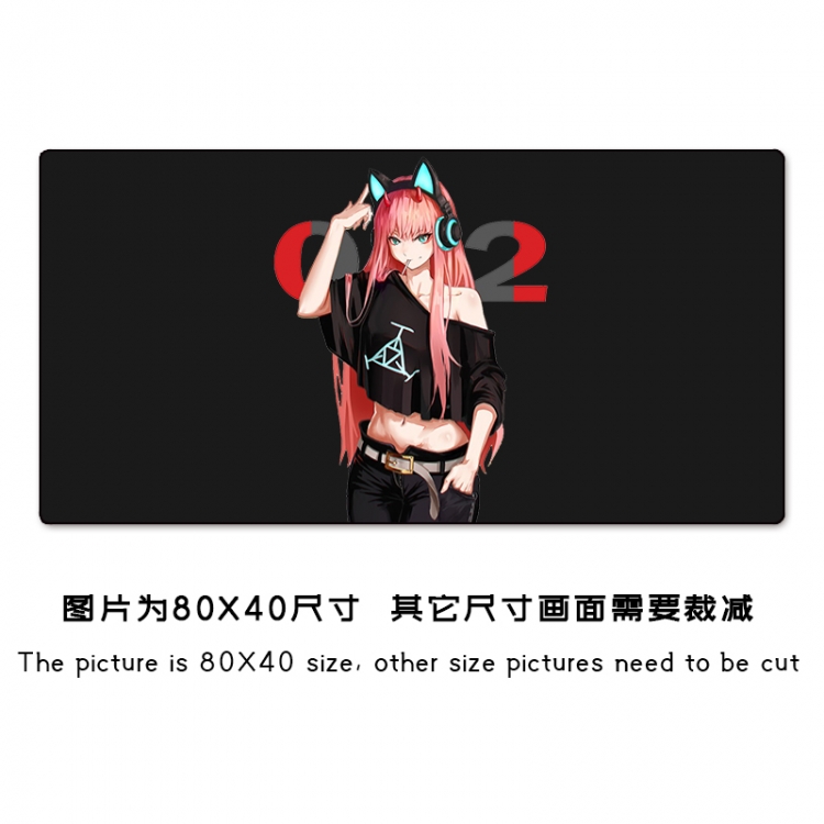 DARLING in the FRANX  Anime peripheral mouse pad size 25X30cm