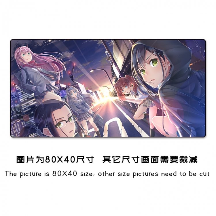 DARLING in the FRANX  Anime peripheral mouse pad size 25X30cm