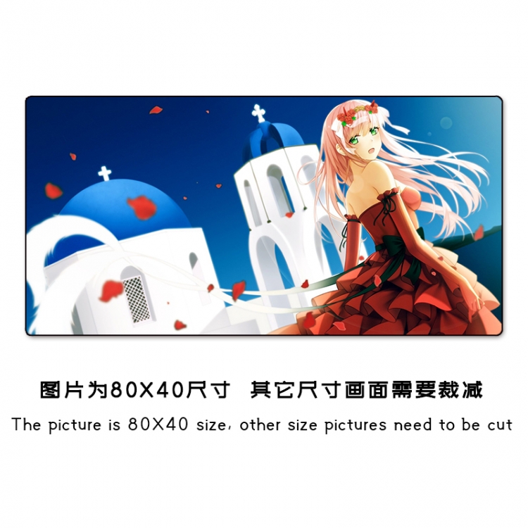 DARLING in the FRANX  Anime peripheral mouse pad size 25X30cm