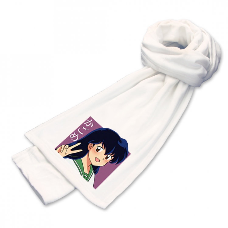scarf Inuyasha Anime mink fleece scarf