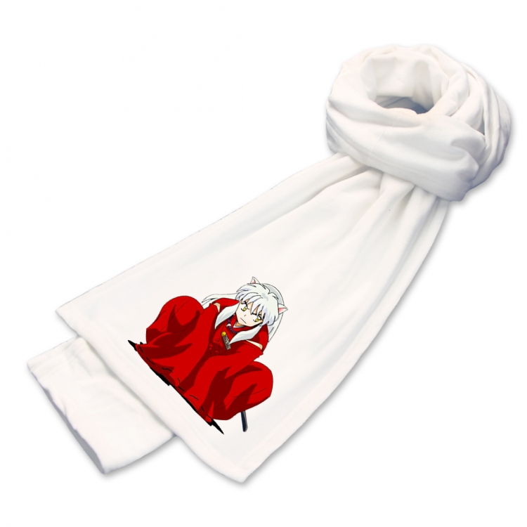 scarf Inuyasha Anime mink fleece scarf