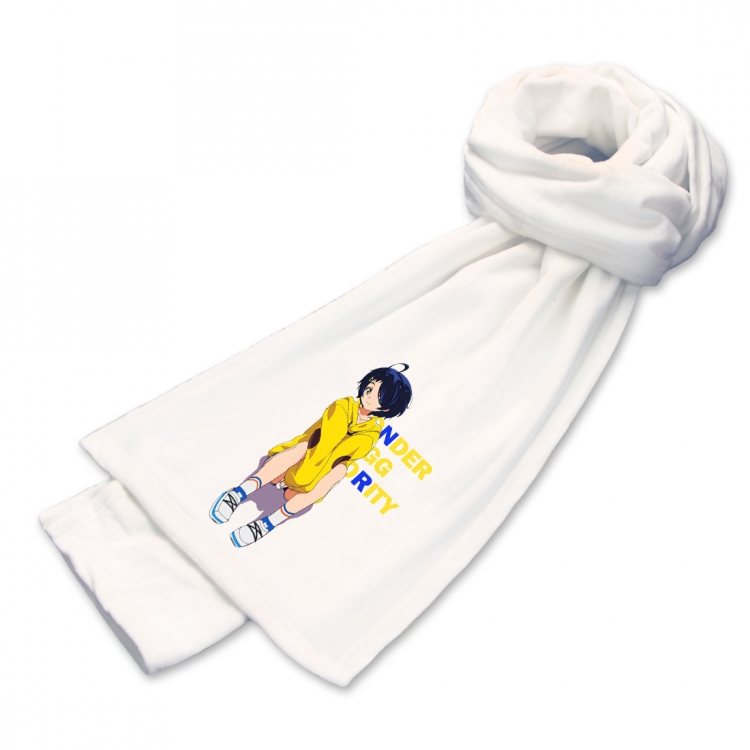 WONDER EGG PRIORITY Anime mink fleece scarf