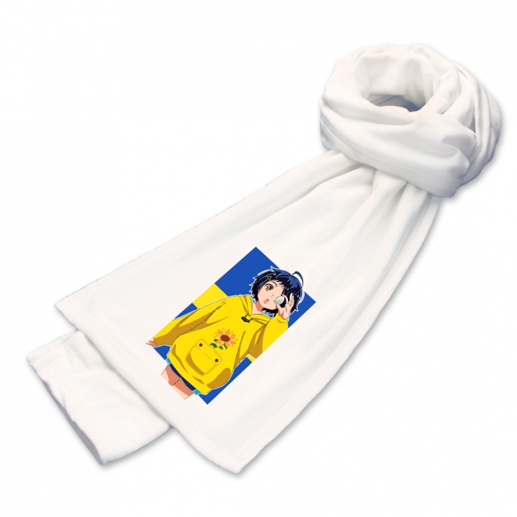 WONDER EGG PRIORITY Anime mink fleece scarf