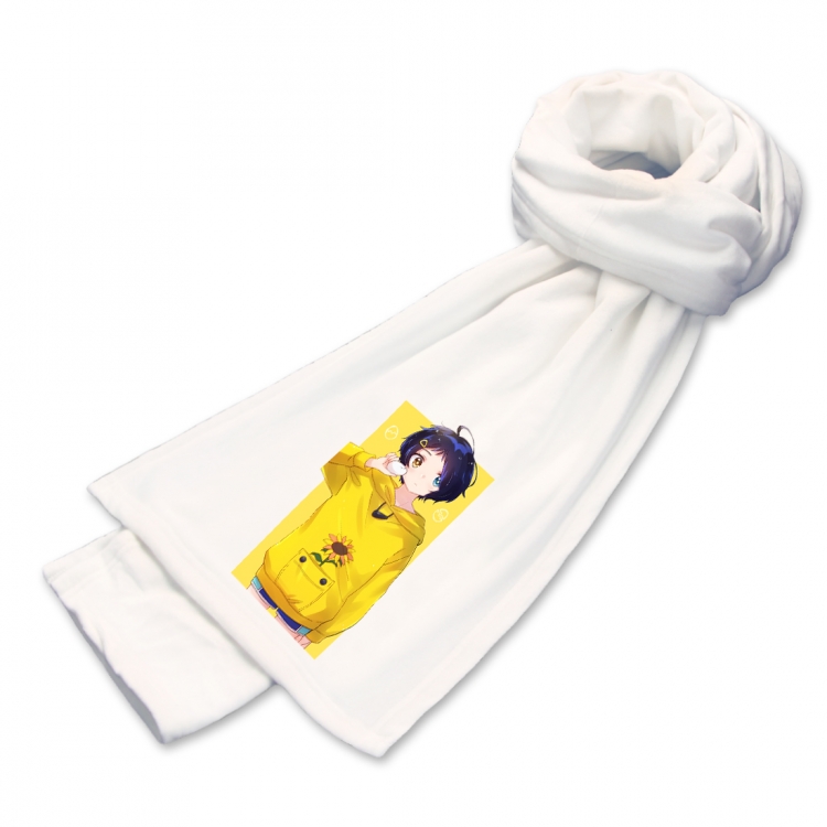 WONDER EGG PRIORITY Anime mink fleece scarf