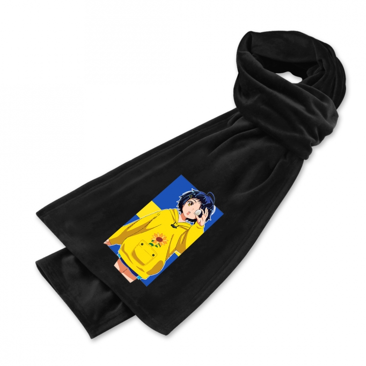 WONDER EGG PRIORITY Anime mink fleece scarf