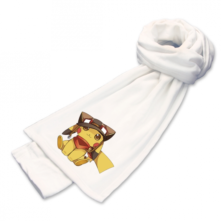 Pokemon Anime mink fleece scarf