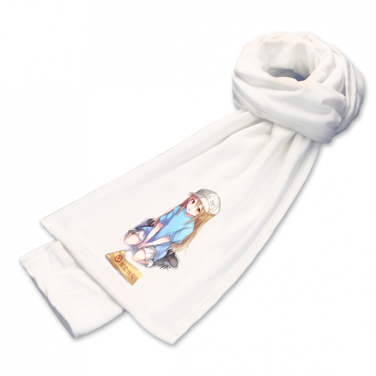 Working cell Anime mink fleece scarf