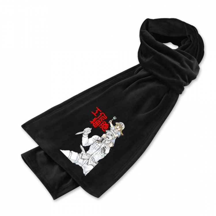 Working cell Anime mink fleece scarf