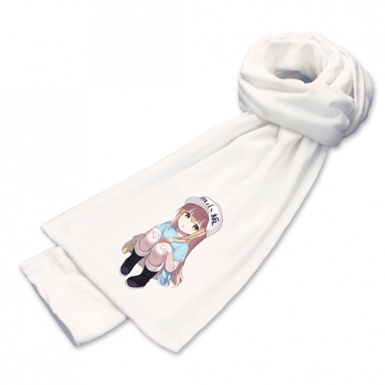 Working cell Anime mink fleece scarf