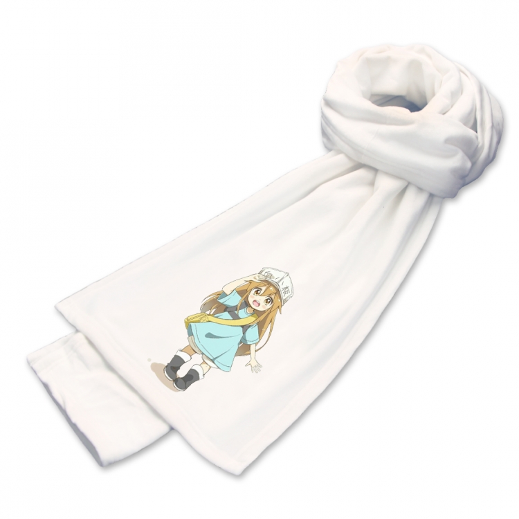 Working cell Anime mink fleece scarf