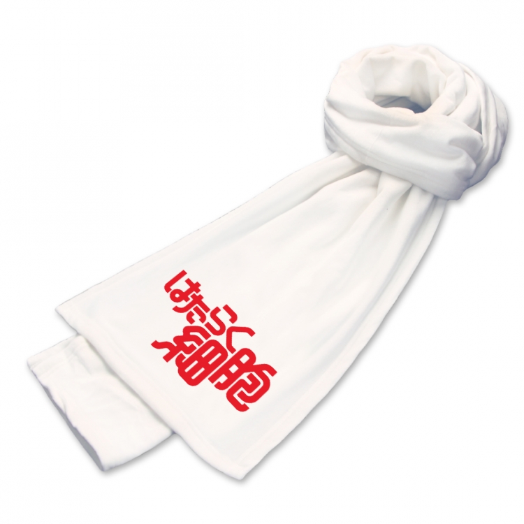 Working cell Anime mink fleece scarf