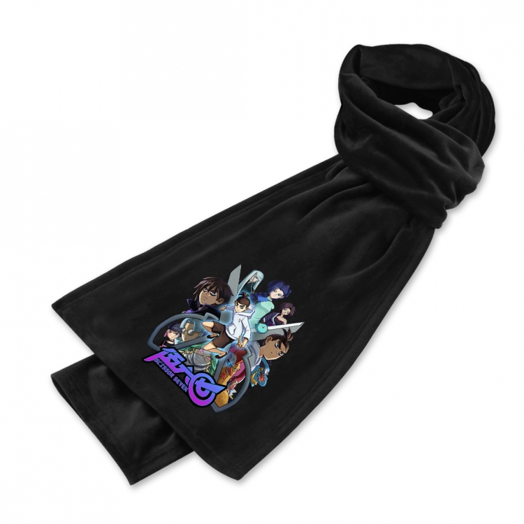 Scissor Seven   Anime mink fleece scarf