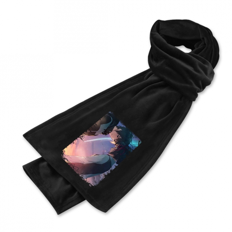 Your Name Anime mink fleece scarf