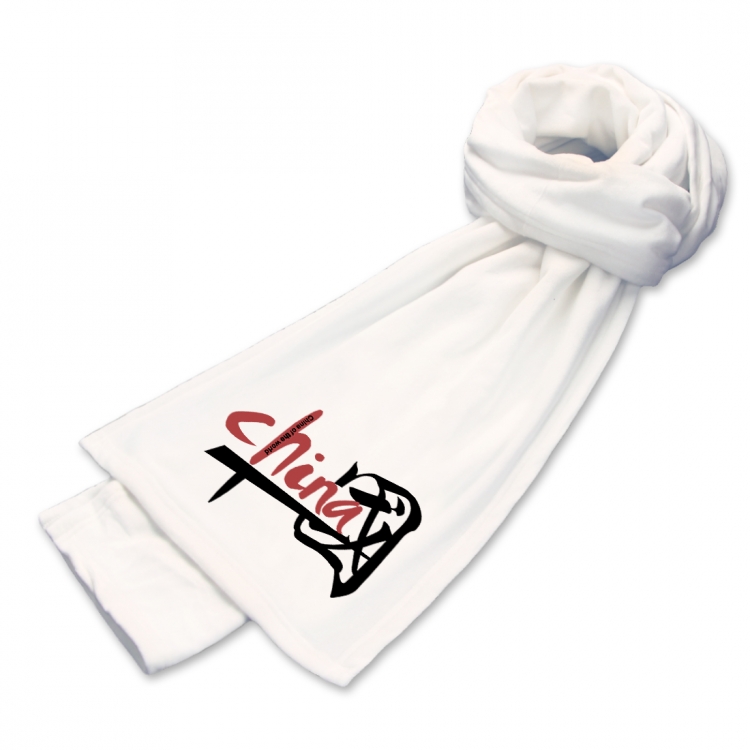 national tide Anime mink fleece scarf