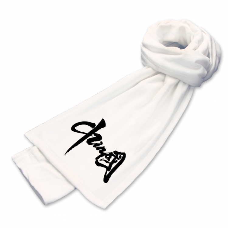national tide Anime mink fleece scarf