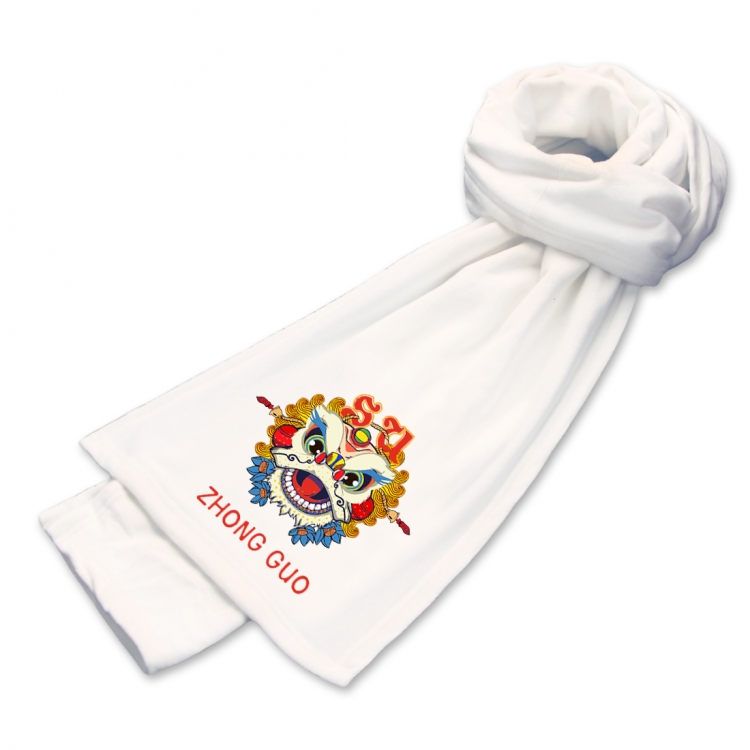 national tide Anime mink fleece scarf