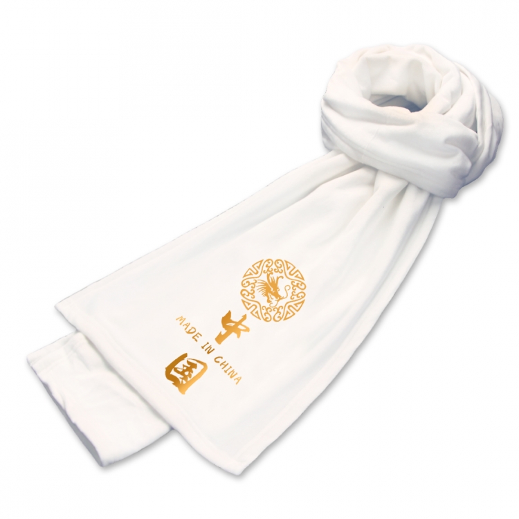 national tide Anime mink fleece scarf