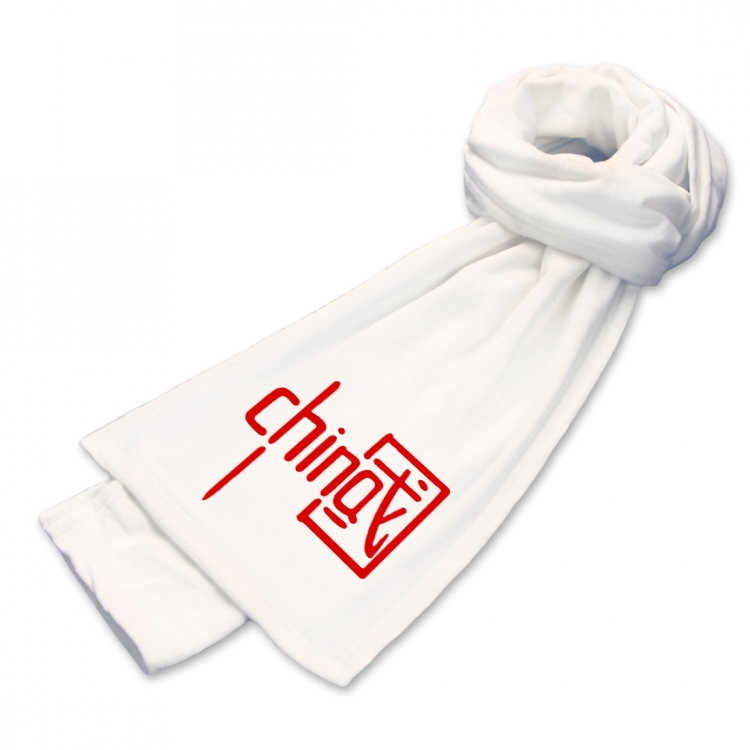 national tide Anime mink fleece scarf