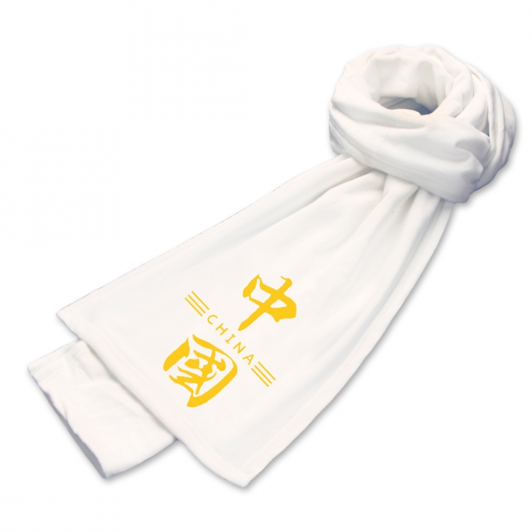 national tide Anime mink fleece scarf