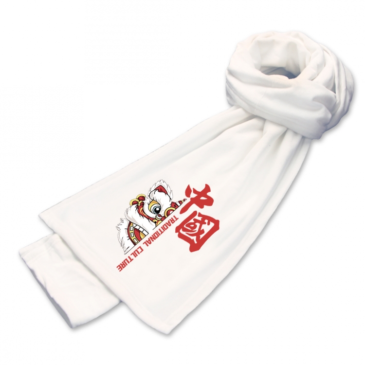 national tide Anime mink fleece scarf