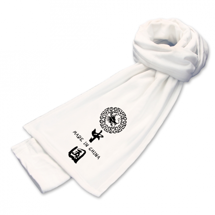 national tide Anime mink fleece scarf