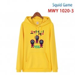 Squid game Long sleeve hooded ...