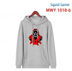 Squid game Long sleeve hooded ...