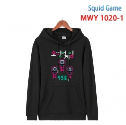 Squid game Long sleeve hooded ...