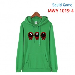 Squid game Long sleeve hooded ...