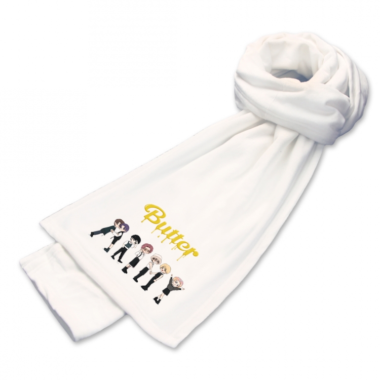 butter Anime mink fleece scarf 