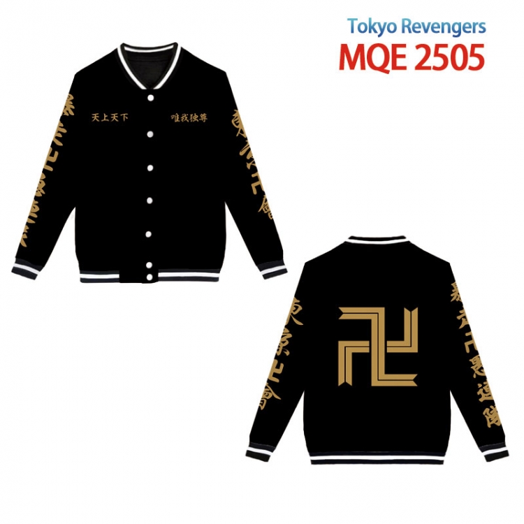 Tokyo Revengers  Anime peripheral full color button jacket M-3XL  MQE-2505 