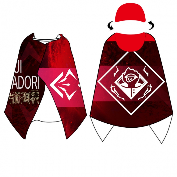 Jujutsu Kaisen   Full color COS kimono flannel cloak jacket 1X1.7M