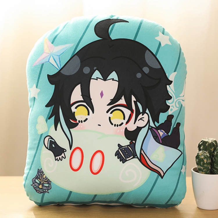 Genshin Impact Double Sided Printing Plush Pillow Cushion Pillow 35CM