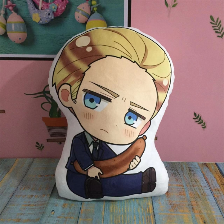 Hetalia  Anime Double Sided Color Pattern Heterosexual Pillow Cushion