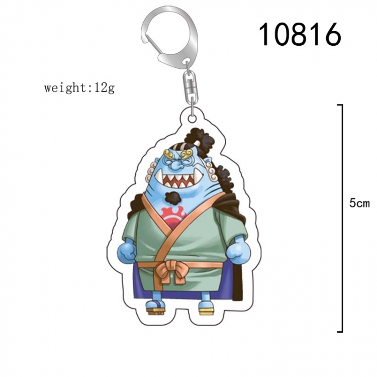 One Piece Anime acrylic Key Chain  price for 5 pcs 10816
