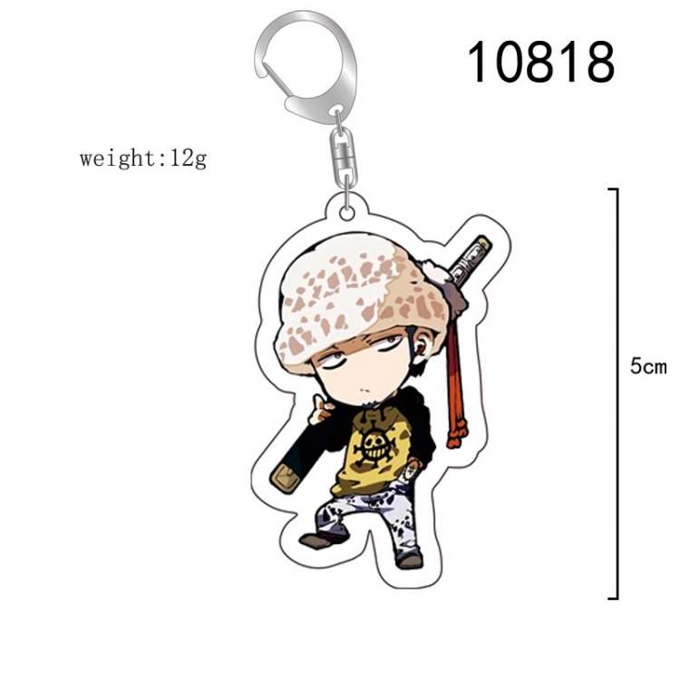 One Piece Anime acrylic Key Chain  price for 5 pcs 10818