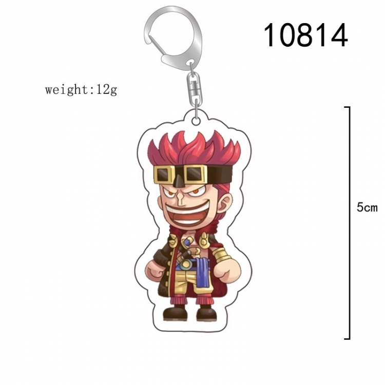 One Piece Anime acrylic Key Chain  price for 5 pcs 10814