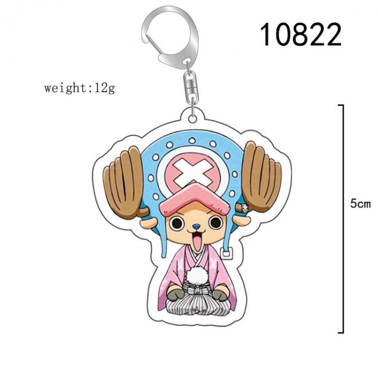 One Piece Anime acrylic Key Chain  price for 5 pcs