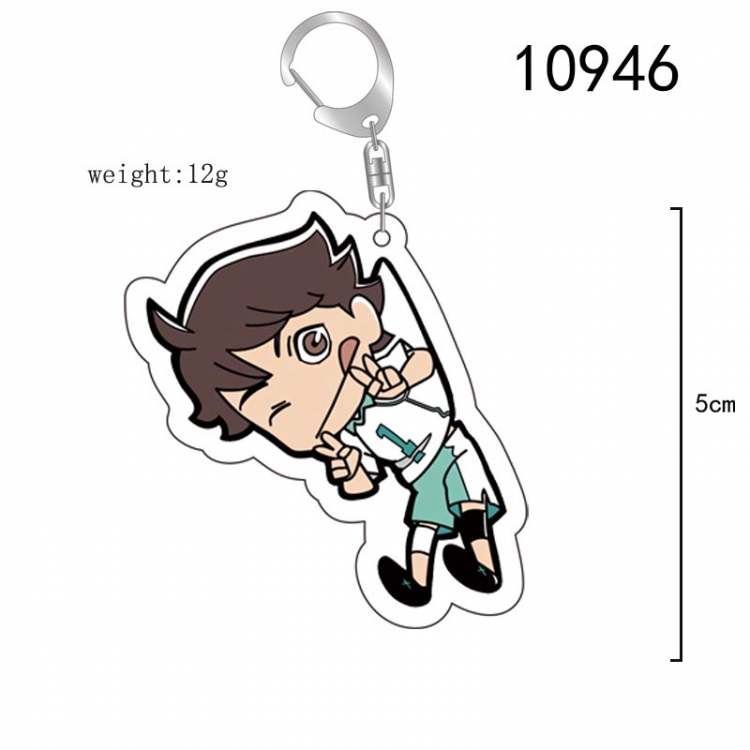 Haikyuu!! Anime acrylic Key Chain  price for 5 pcs 10946