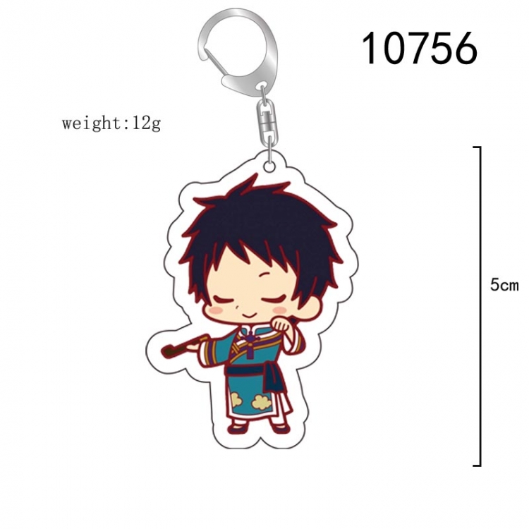 Kuroshitsuji Anime acrylic Key Chain  price for 5 pcs 10756